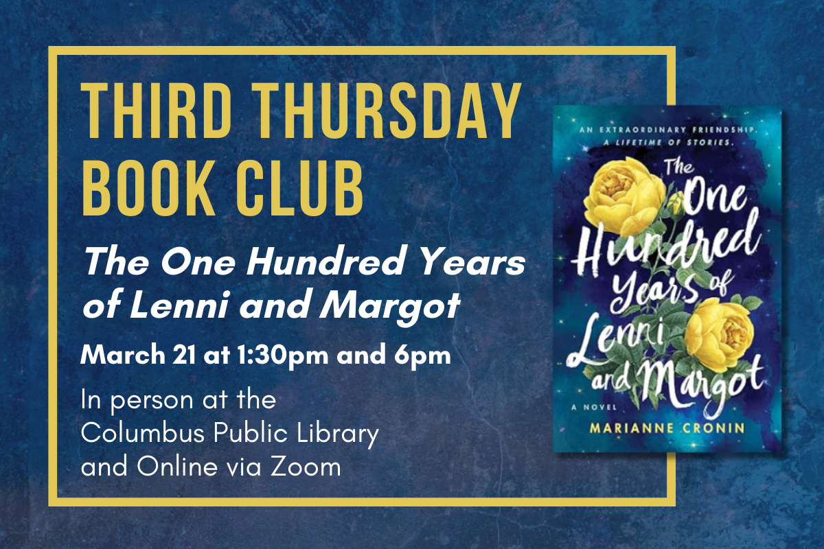 Third Thursday Book Club: The One Hundred Years of Lenni and Margot