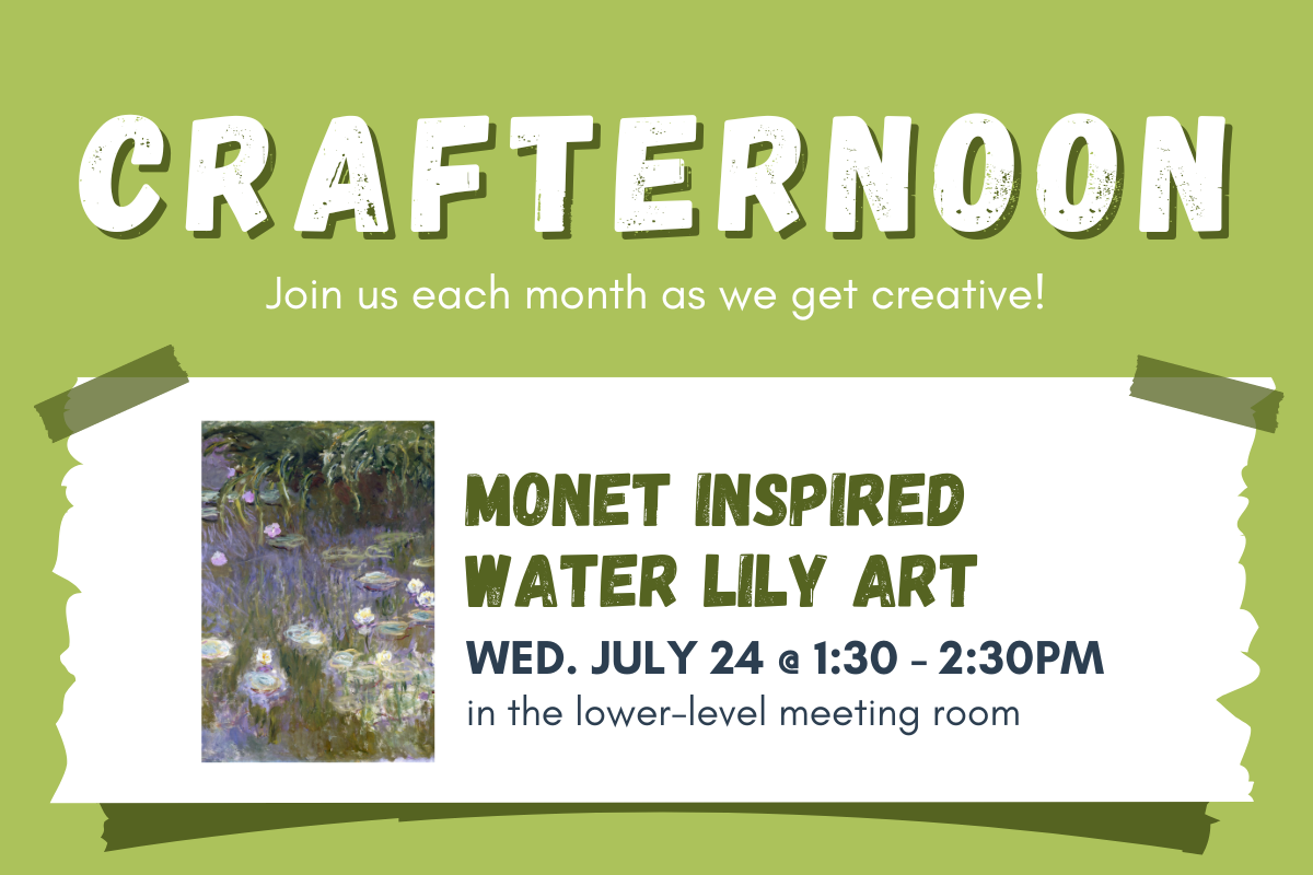 Crafternoon: Monet Inspired Water Lily Art