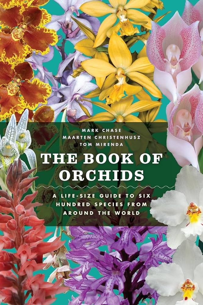 image of the cover of "The Book of Orchids" by Mark Chase