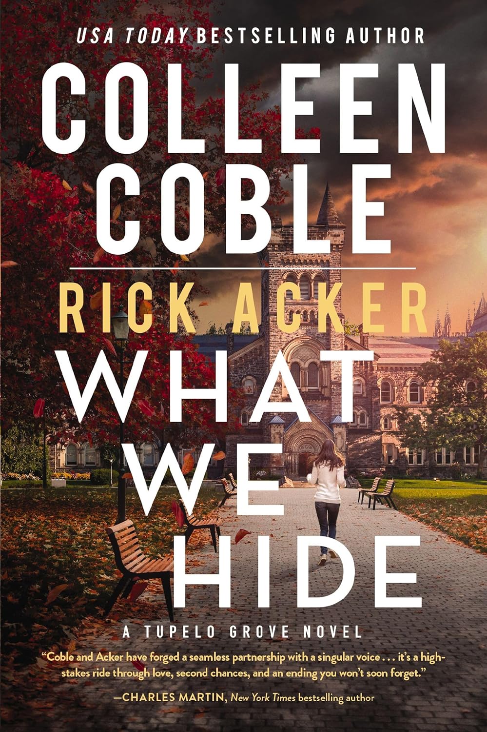 image of the cover of "What We Hide" by Colleen Coble