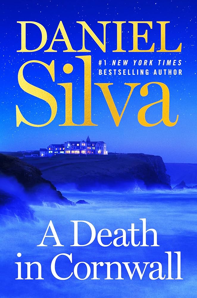 image of the cover of "a death in cornwall" by daniel silva