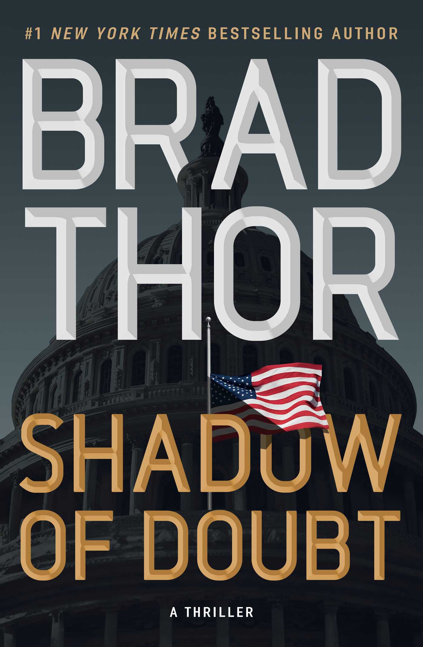 image of the cover of "shadow of doubt" by brad thor