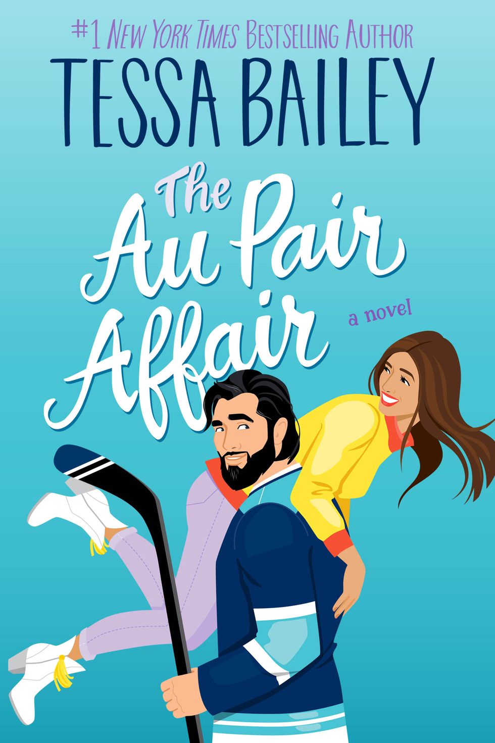 image of the cover of "the au pair affair" by tessa bailey