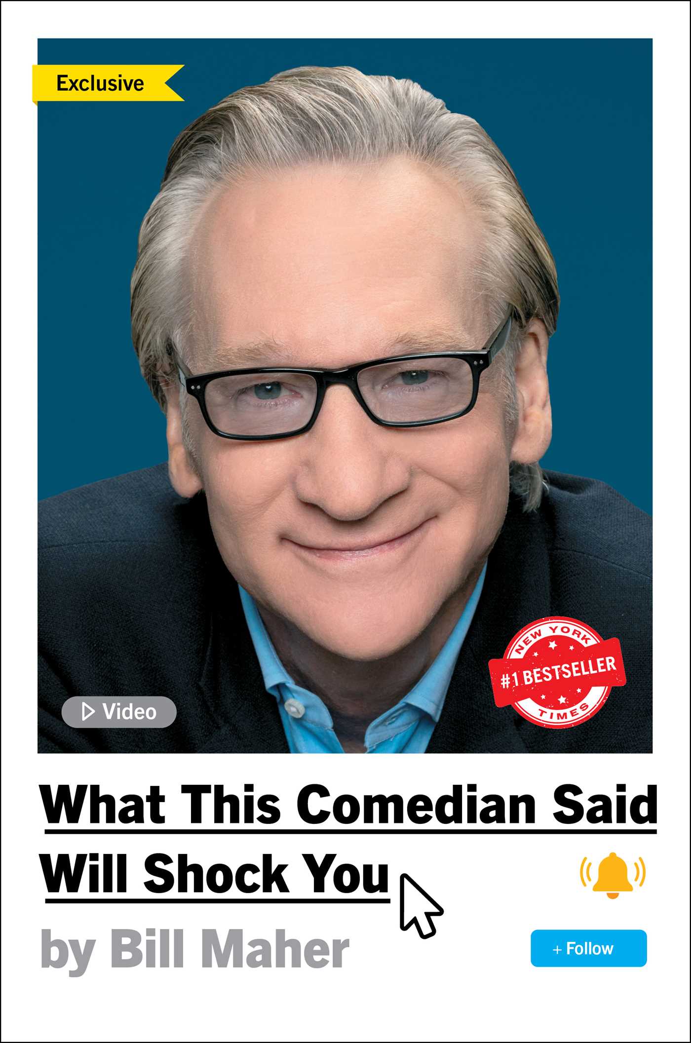 image of the cover of "what this comedian said will shock you" by bill maher