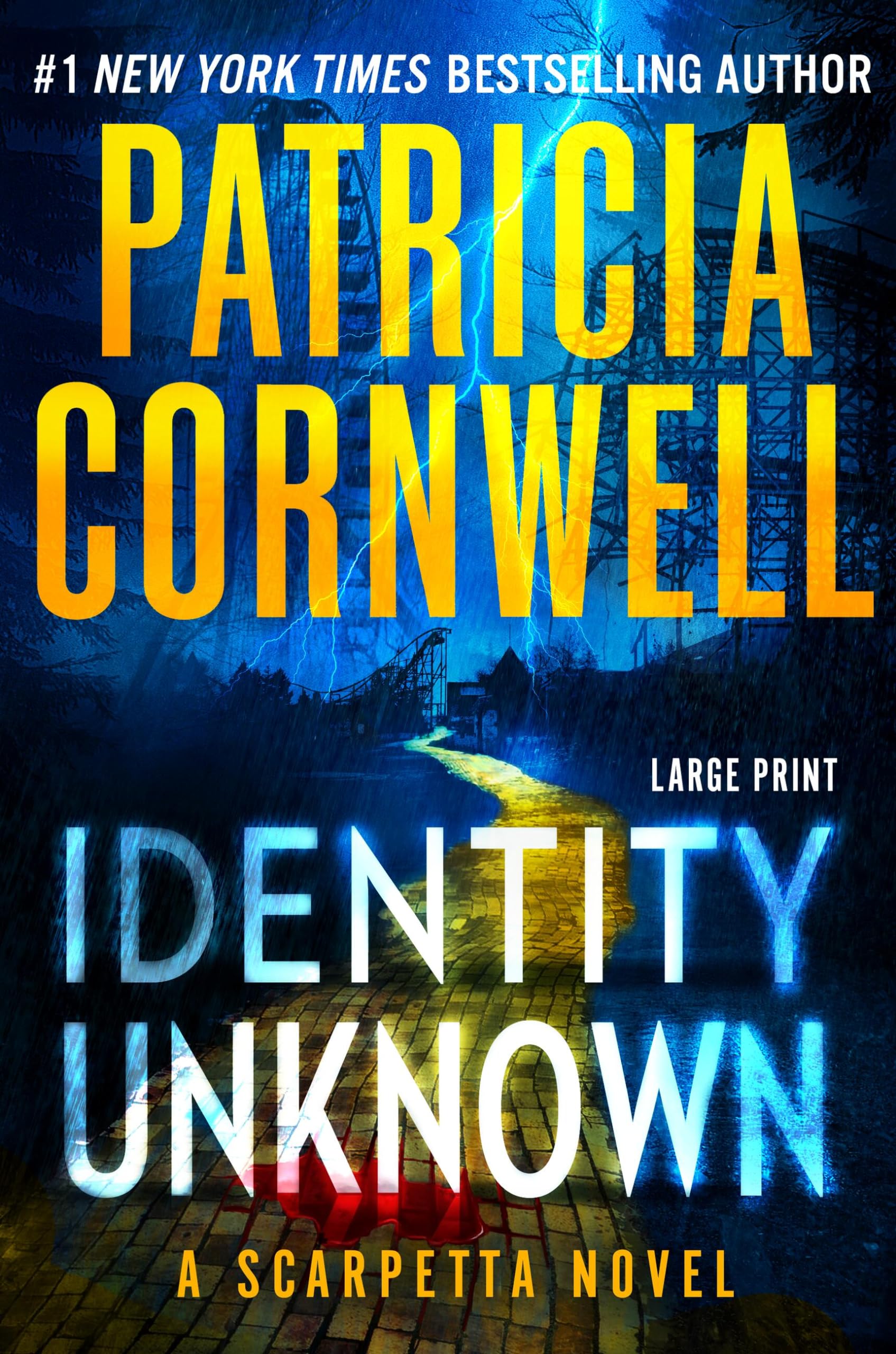 image of the cover of "identity unknown" by patricia cornwell