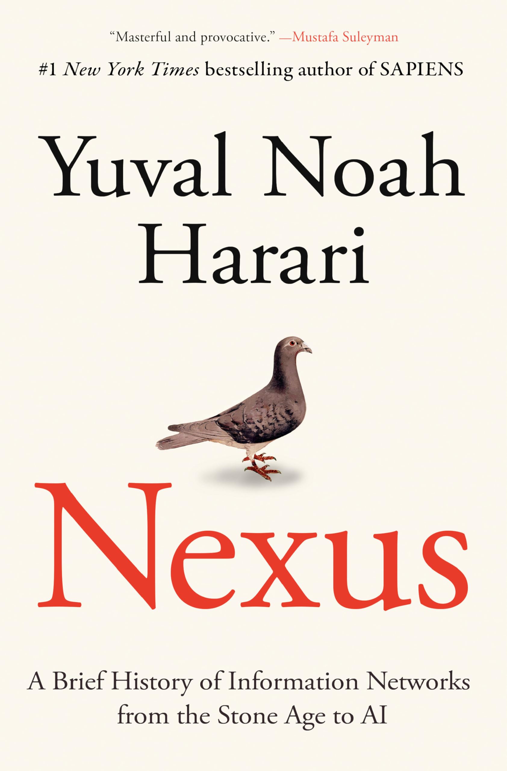 image of the cover of "nexus" by yuval noah harari