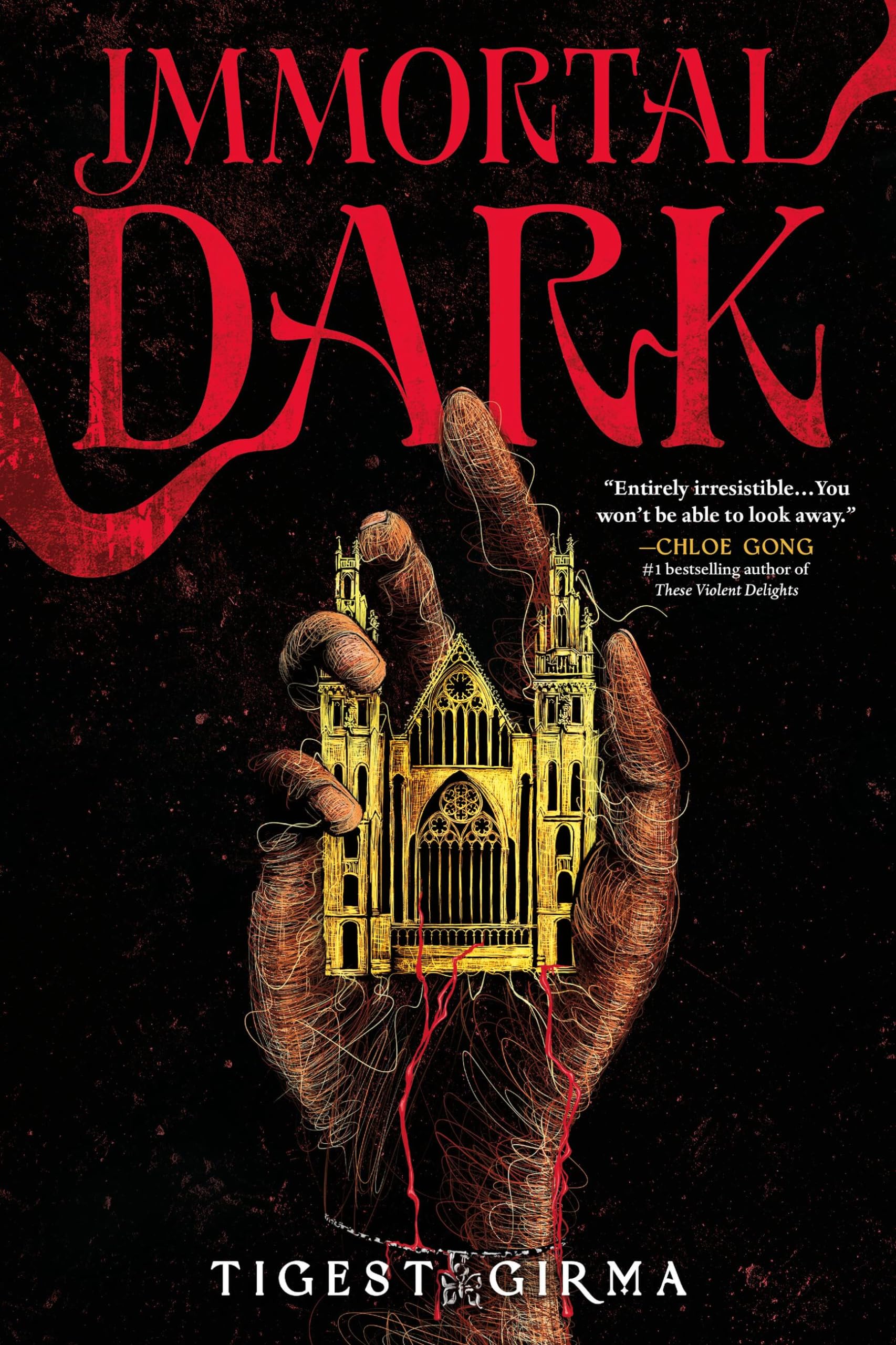 image of the cover of "immortal dark" by tigest girma