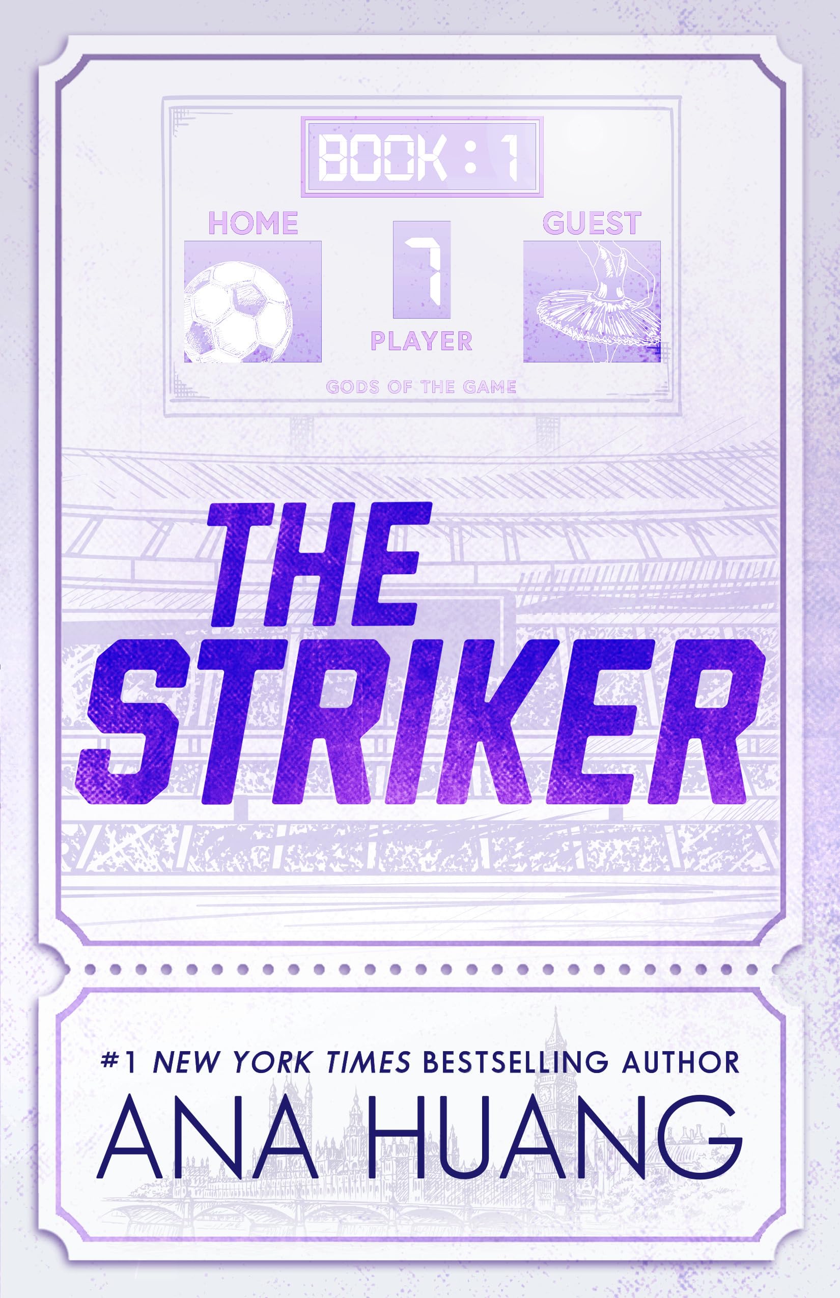 image of the cover of "the striker" by ana huang