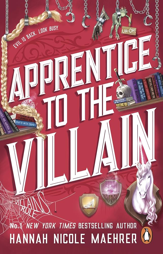 image of the cover of "apprentice to the villain" by hannah maehrer