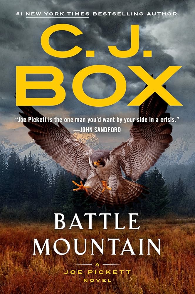 image of the cover of "battle mountain" by cj box