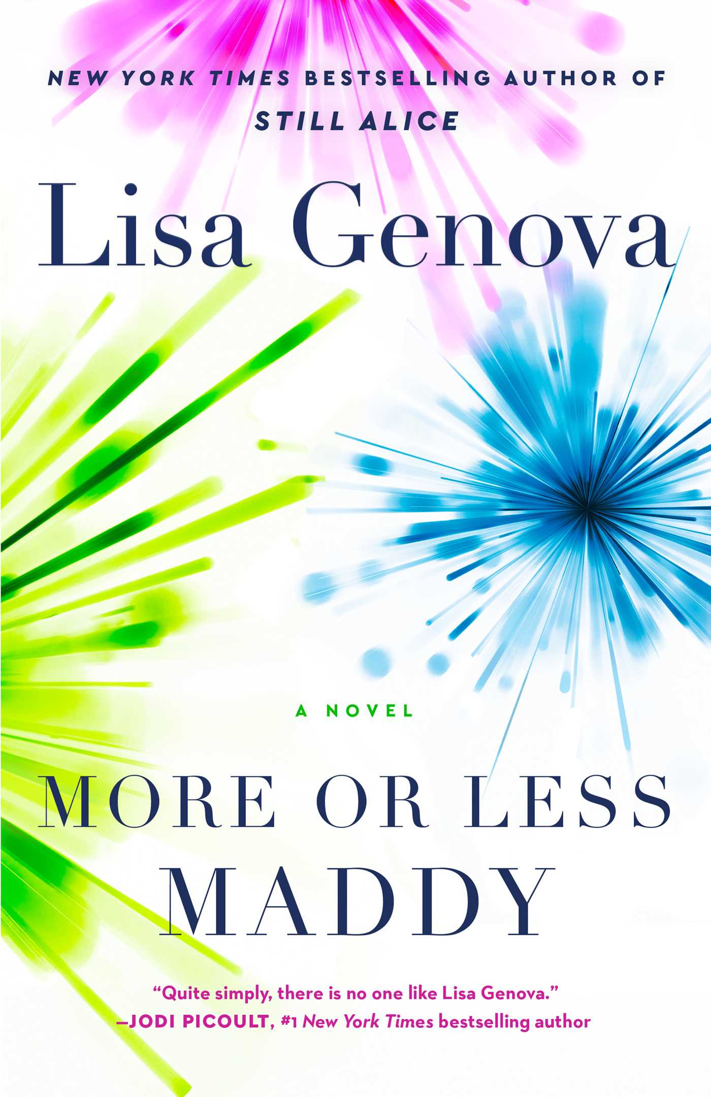 image of the cover of "more or less maddy" by lisa genova