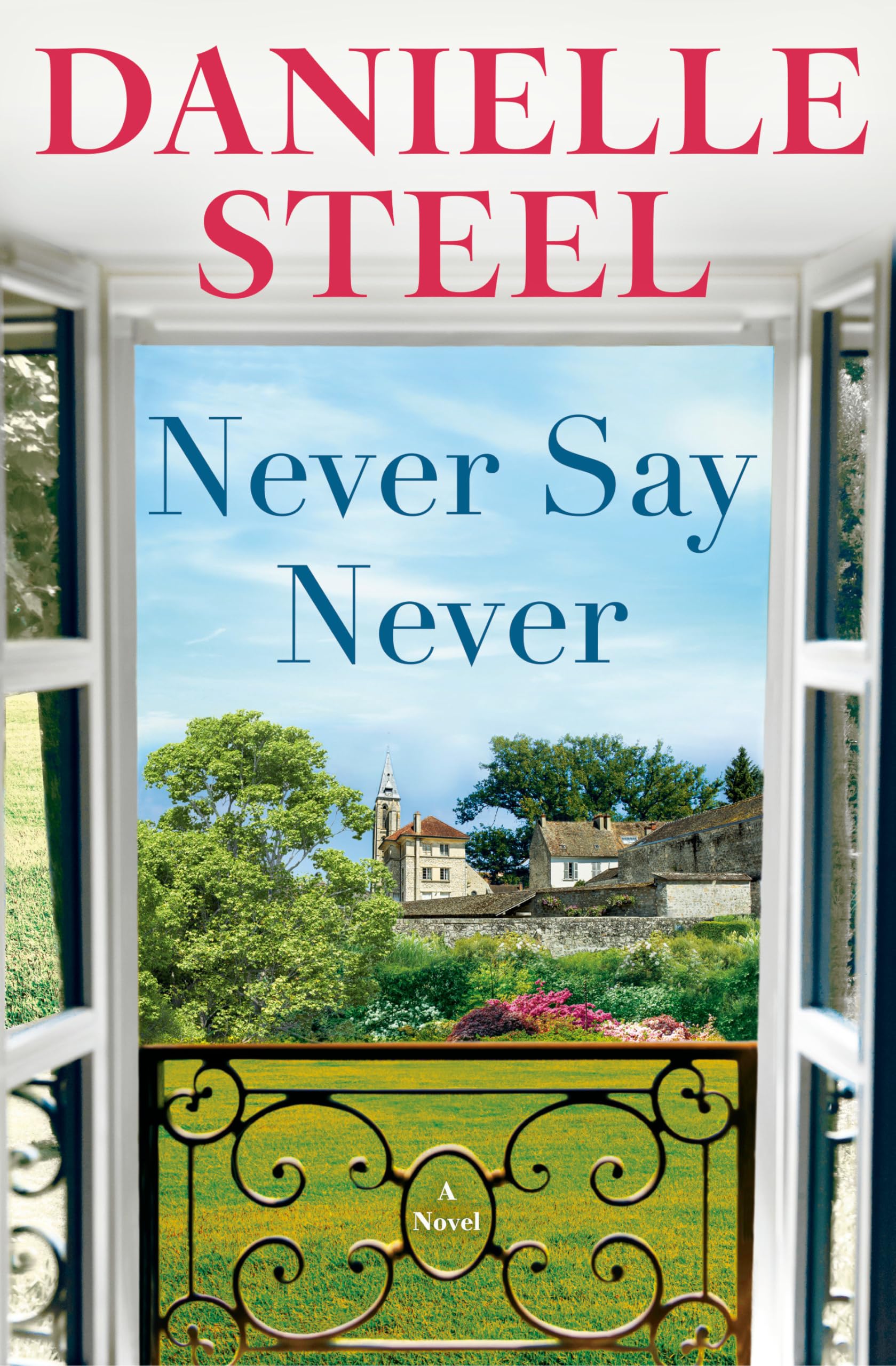 image of the cover of "never say never" by danielle steel