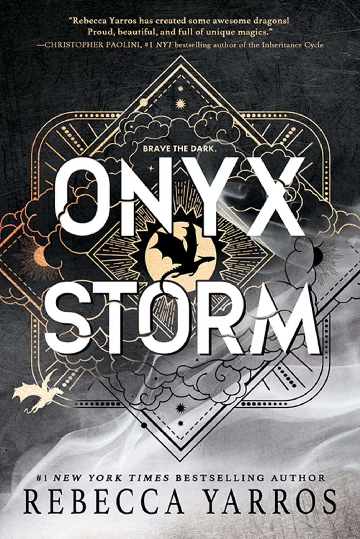 image of the cover of "onyx storm" by rebecca yarros