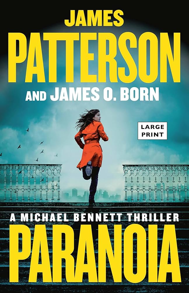 image of the cover of "paranoia" by james patterson