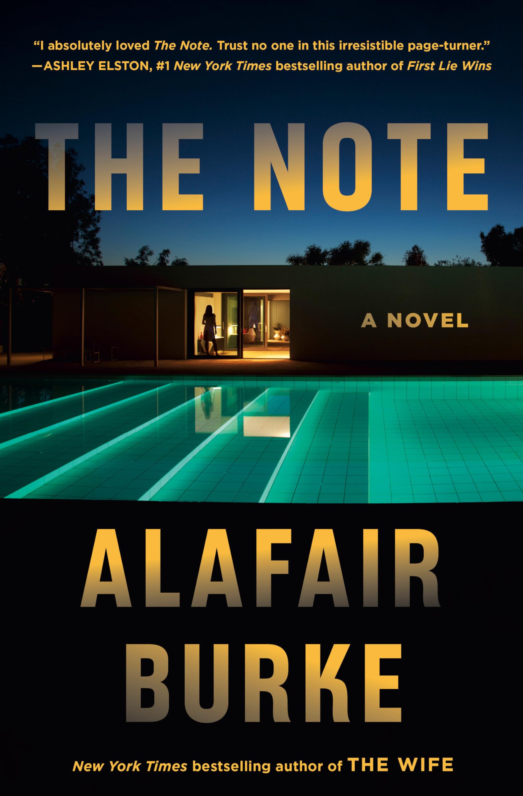 image of the cover of "the note: a novel" by alafair burke