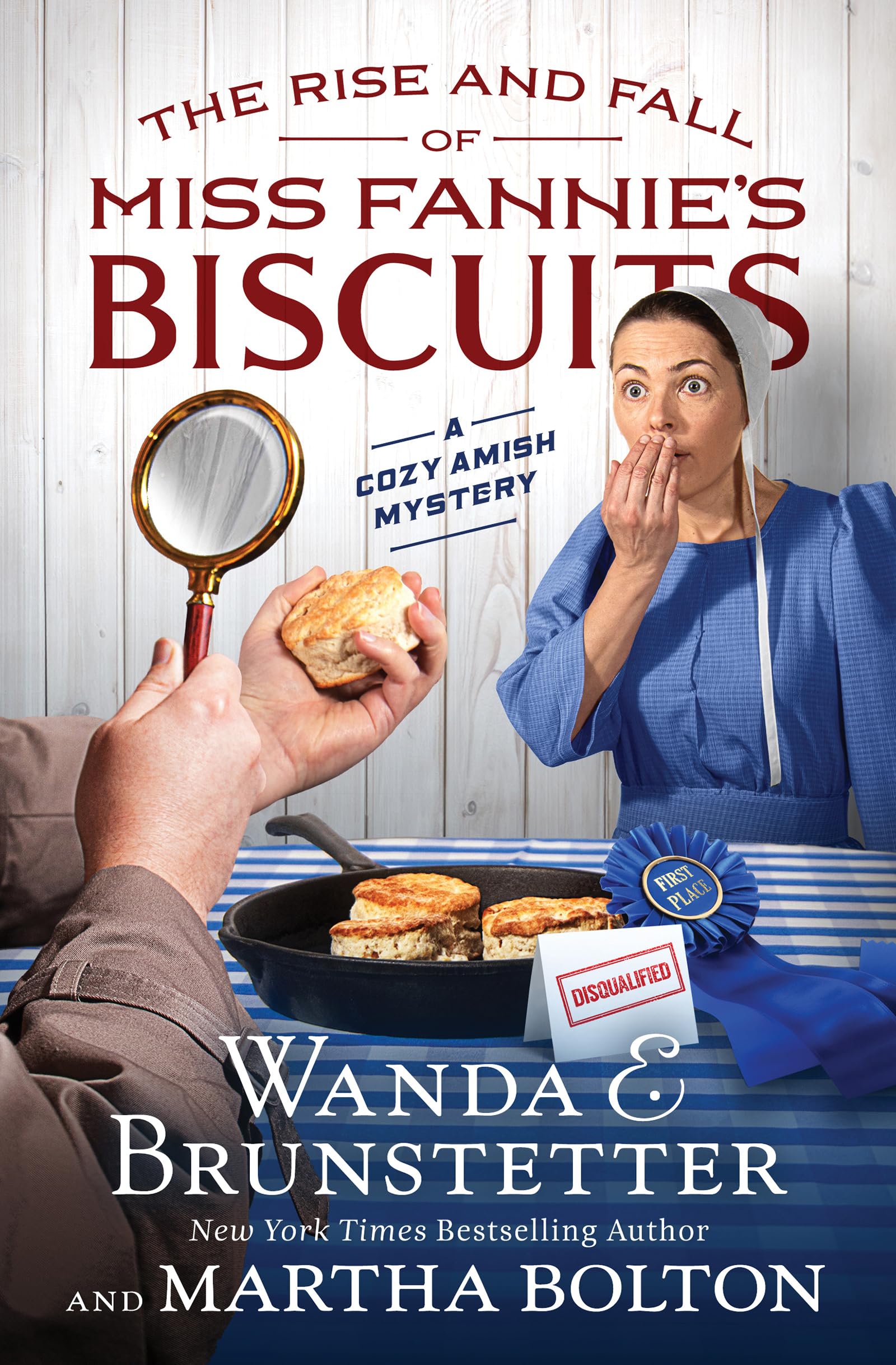 image of the cover of "the rise and fall of miss fannie's biscuits" by wanda e brunstetter