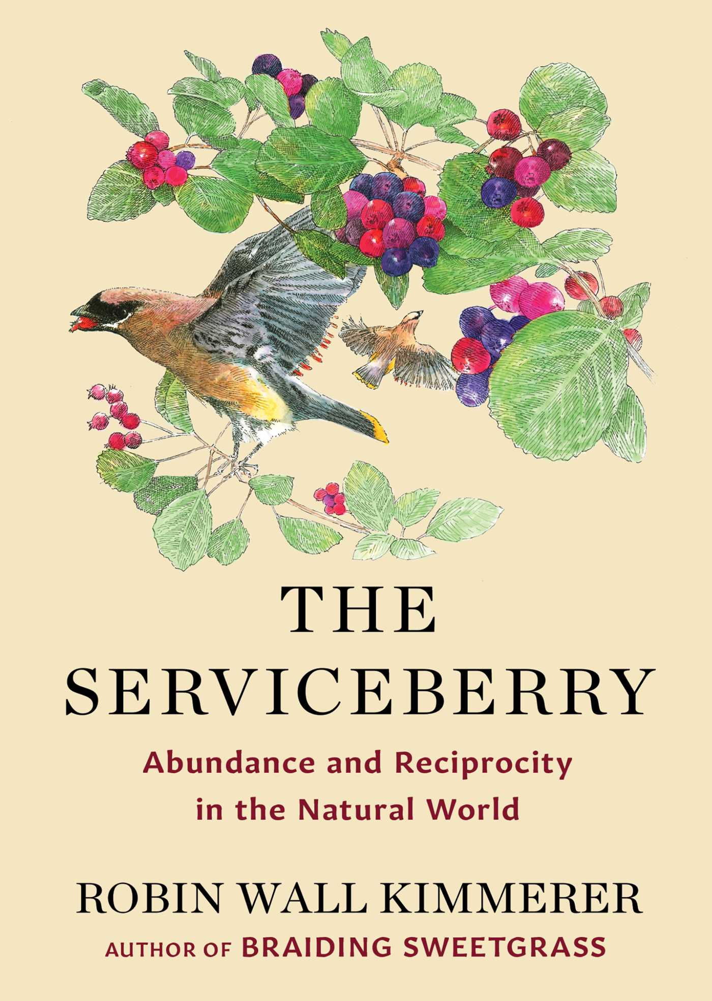 image of the cover of "the serviceberry" by robin wall kimmerer