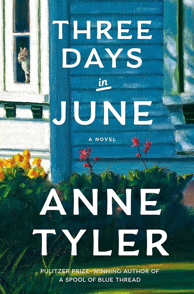 image of the cover of "three days in june" by anne tyler